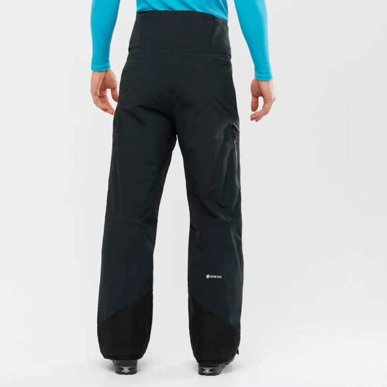 Salomon Gravity Gore Tex Men's Ski Pants Black | CA 93R56